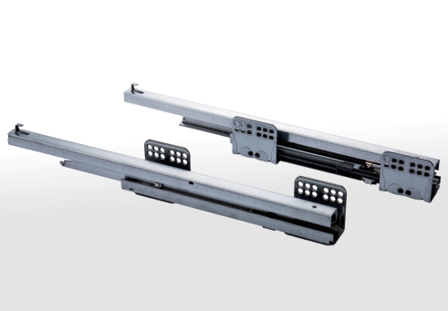 Side Installation Basket Concealed Slide with Damping (4)